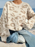 Tan Leopard Sweater