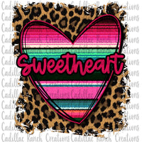 Sweetheart, Valentine sublimation transfer