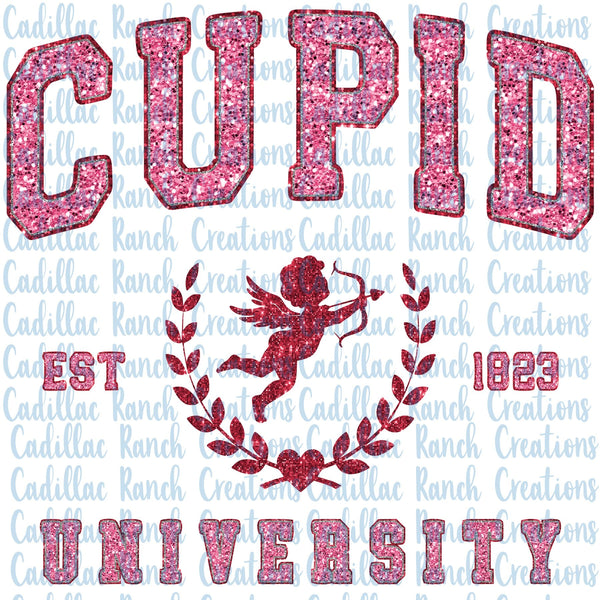 Cupid University, Valentine DTF transfer