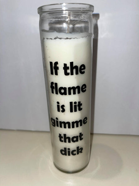NSFW naughty candle