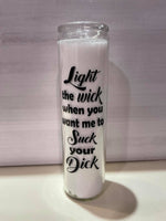 NSFW naughty candle