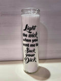 NSFW naughty candle