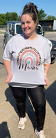 Mama boho rainbow t-shirt