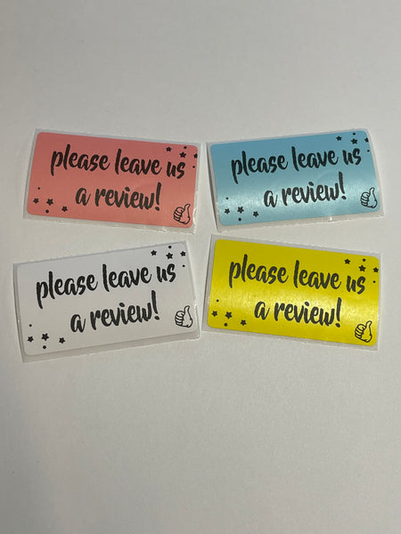 review, package labels