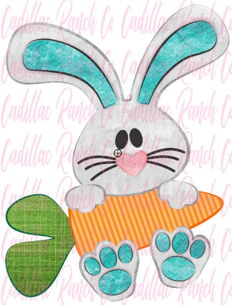 boy bunny, Easter sublimation transfer