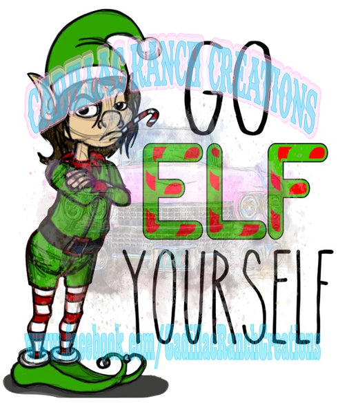 Go Elf Yourself Sublimation Transfer