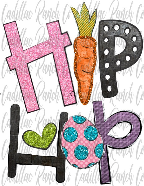 Hip Hop, Easter sublimation transfer