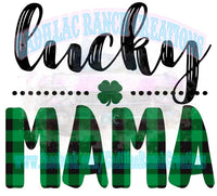 Lucky Mama, St Patrick's Day sublimation transfer