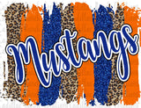 school spirit paint strokes, Sublimation Transfer