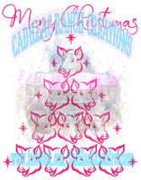 Merry Christmas, pig tree, Sublimation Transfer